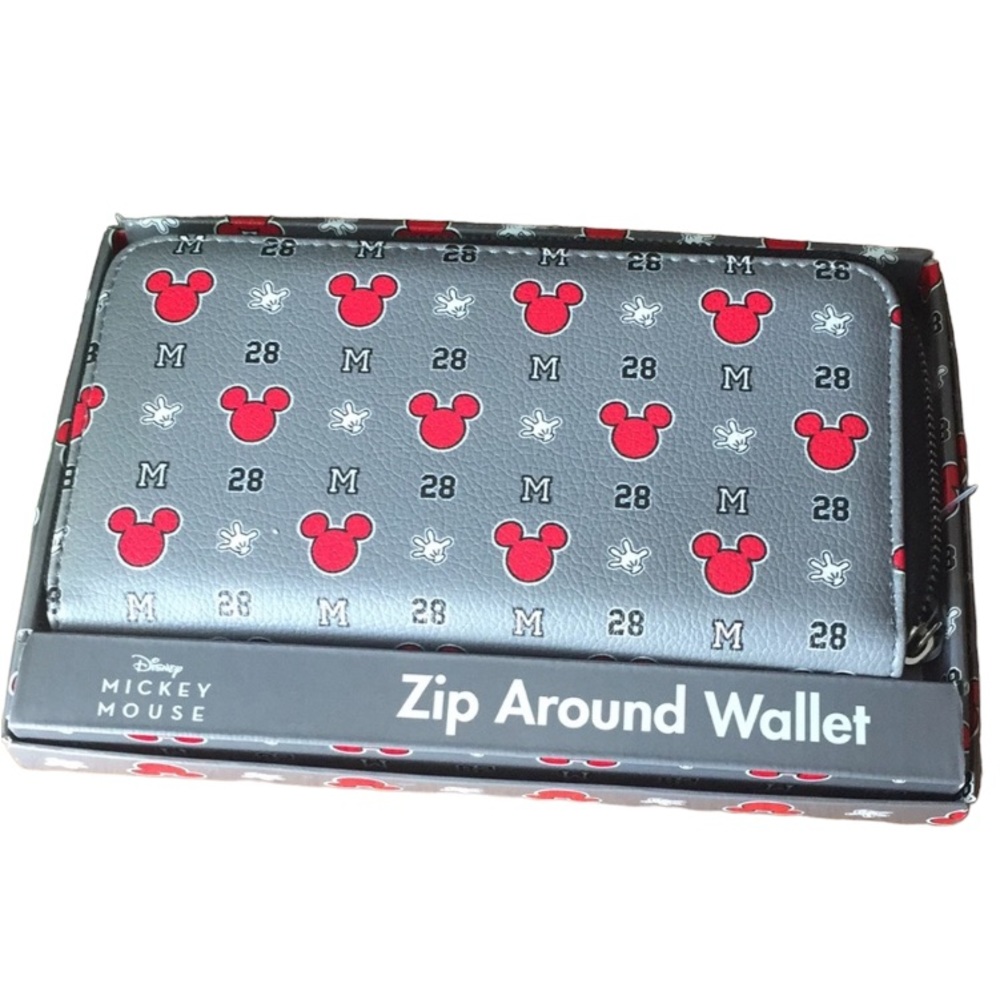 Mickey Mouse Zip Around Wallet - Picture 2 of 9